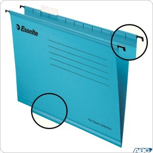 Teczki zawieszane Esselte Classic A4, niebieski, (25szt) PENDAFLEX 90311