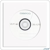 Płyta OMEGA DVD + R 4,7GB 16X KOPERTA (1szt) OMD16K1 +