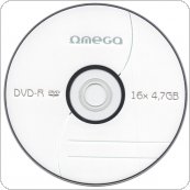 Płyta OMEGA DVD + R 4,7GB 16X SLIM CASE (10szt) OMD16S +