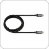 Kabel do transferu danych i zasilania USB 2w1 TYP C czarny 1m (2A) Ibox IKUMTC